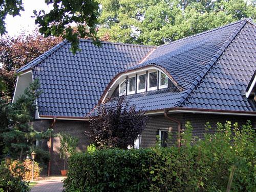Керамическая черепица Roben Limburg черная матовая глазурь