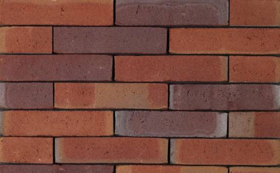 Кирпич облицовочный ручной формовки Terca Passiebloem (50mm Ashley Red Multi), 210*100*50 мм