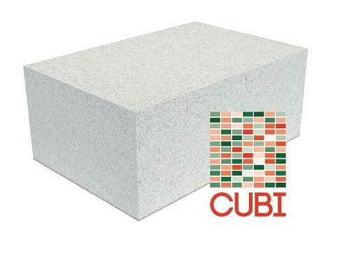 Газобетонный блок CUBI D400 B2,0 F100 625х250х200 ровный