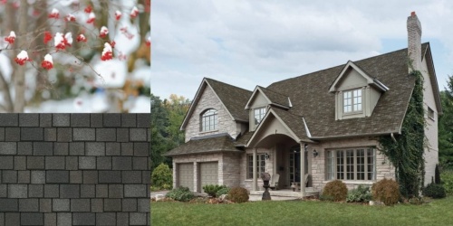 Гибкая битумная черепица IKO Royal Estate Taupe Slate